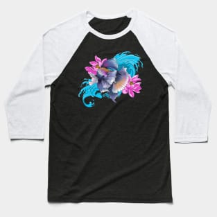 Betta Siamese Fighting Fish Baseball T-Shirt